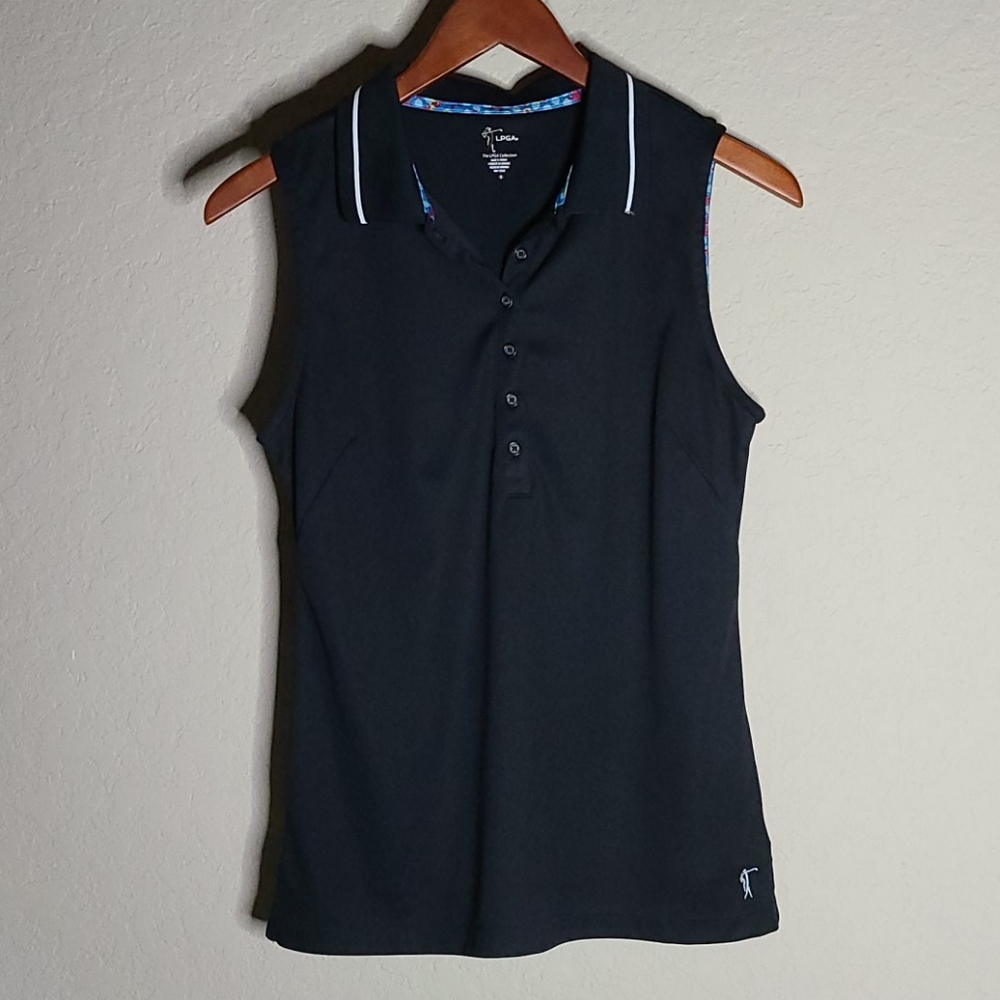 LPGA Sleeveless Golf Shirt, Size S